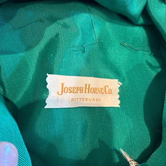 Vintage Joseph Horne Co Green Turban Hat - Picture 3 of 6